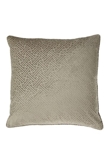 Riva Paoletti Champagne Cream Florence Embossed Polyester Filled Cushion