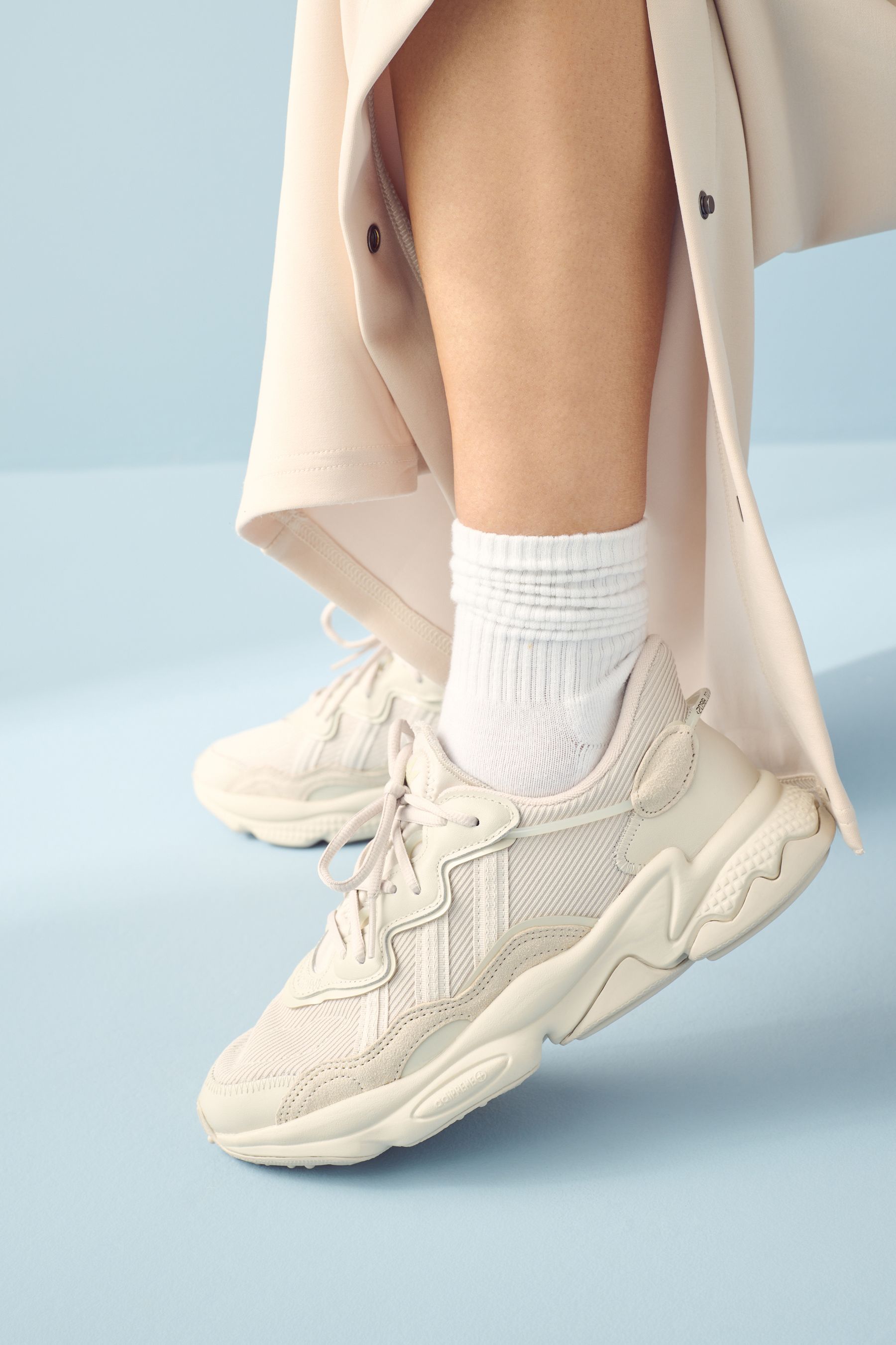 adidas Originals Light Brown Ozweego Trainers