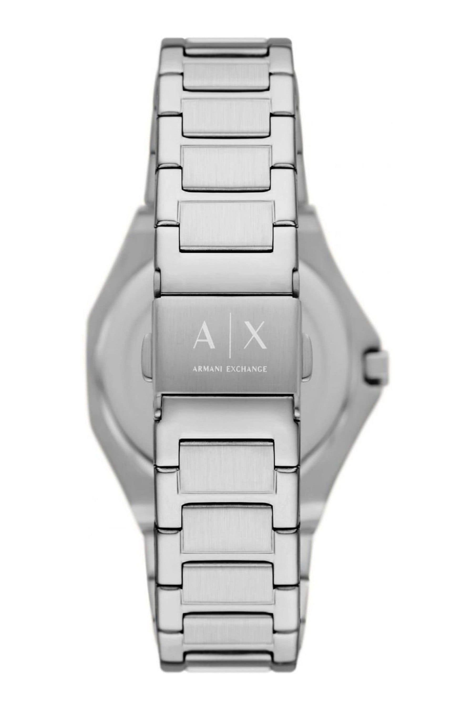 Armani exchange shop ladies silver watch