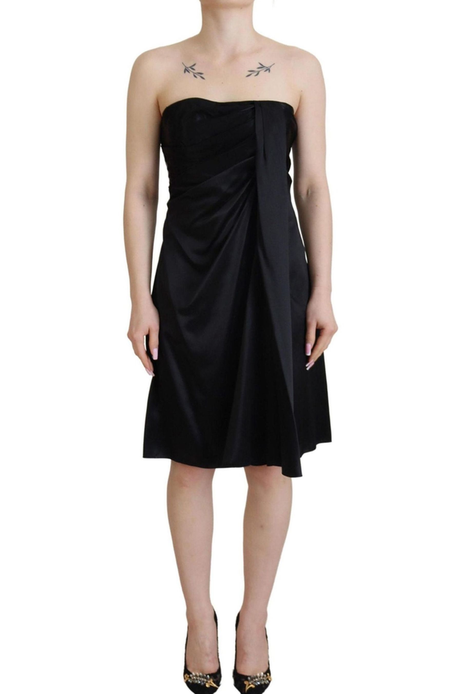 Black sleeveless dress hot sale short