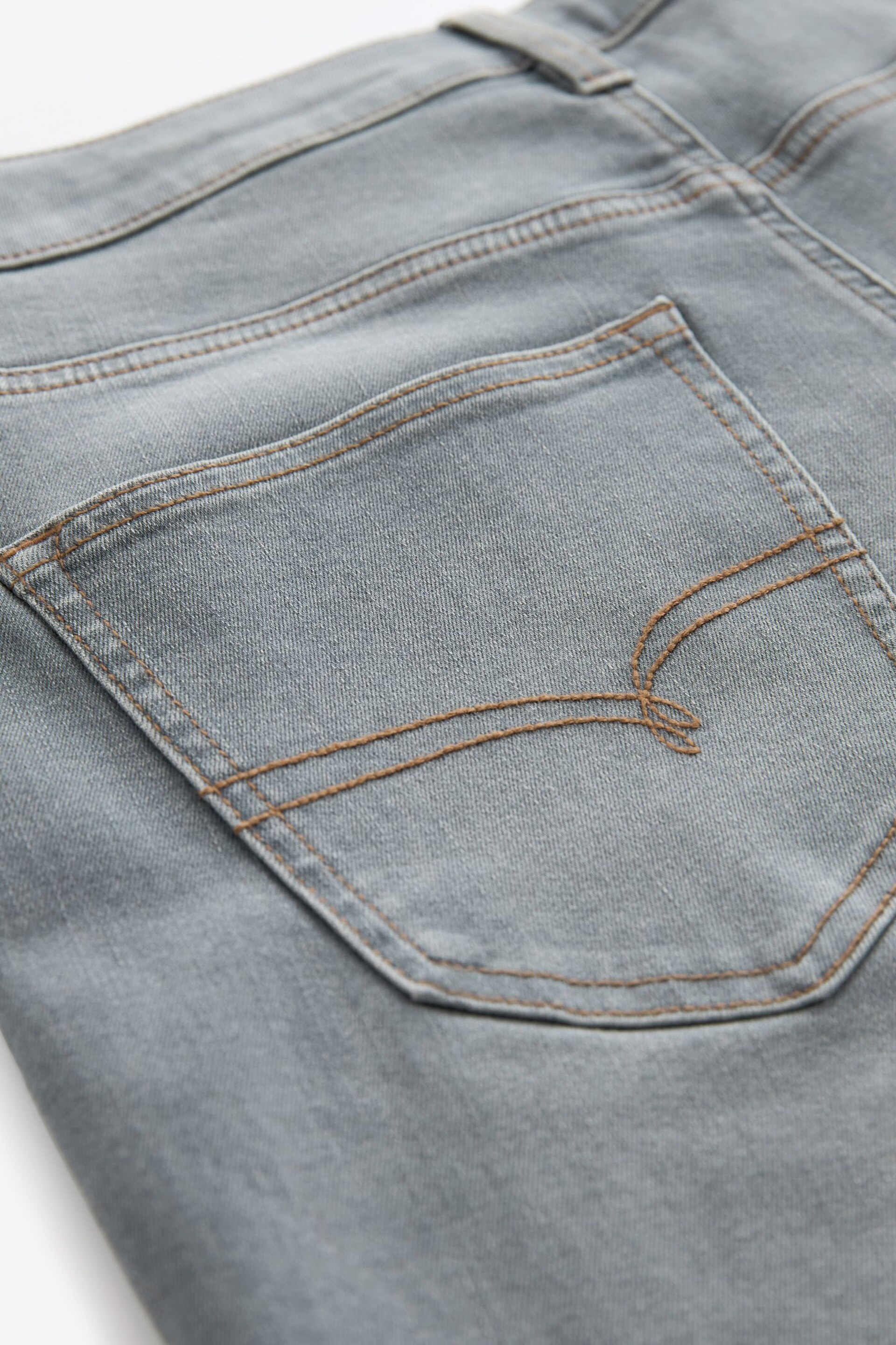 Light Grey Slim Fit Motion Flex Jeans - Image 12 of 13
