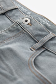 Light Grey Slim Fit Motion Flex Jeans - Image 9 of 13
