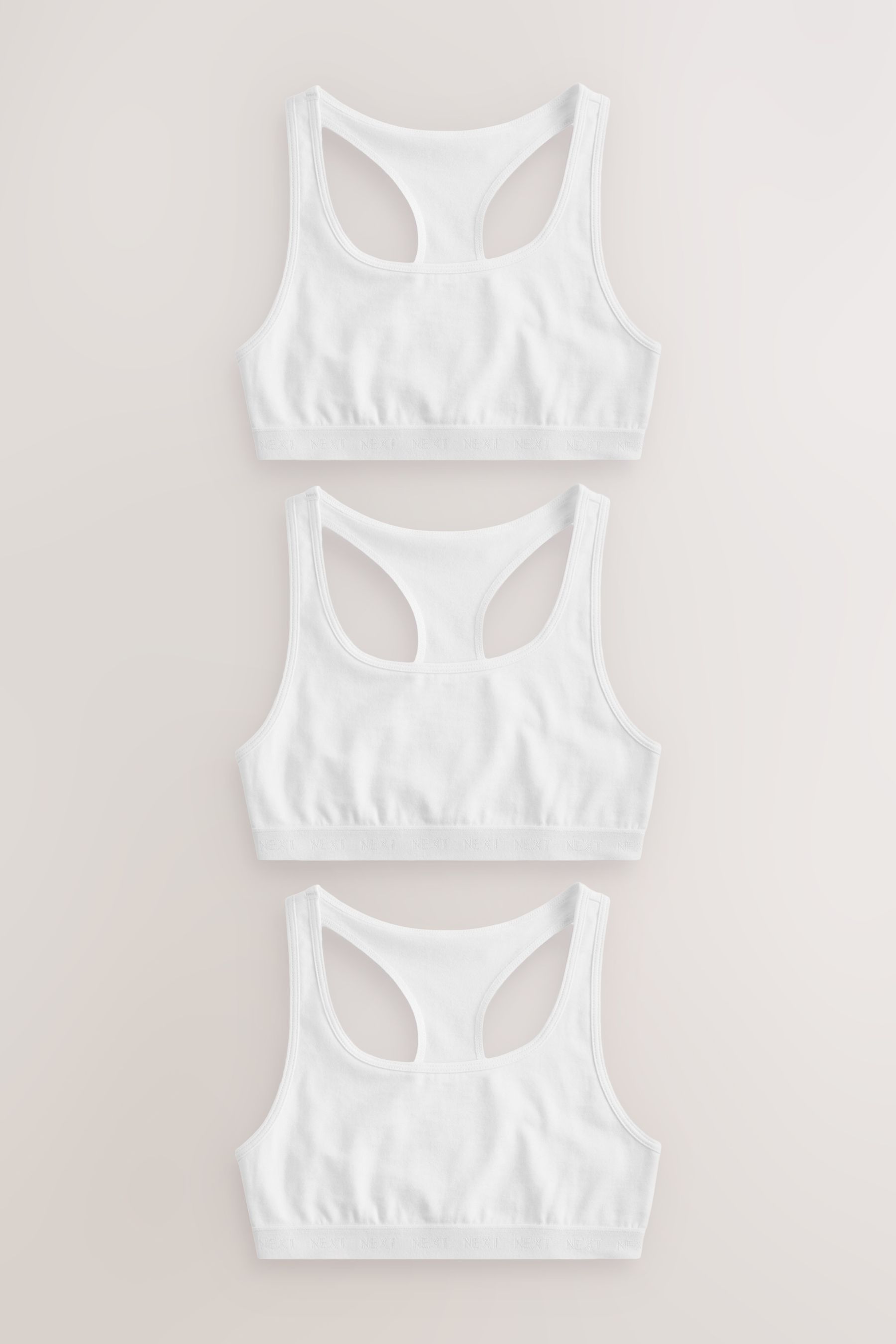 Off white racer back crop top shop