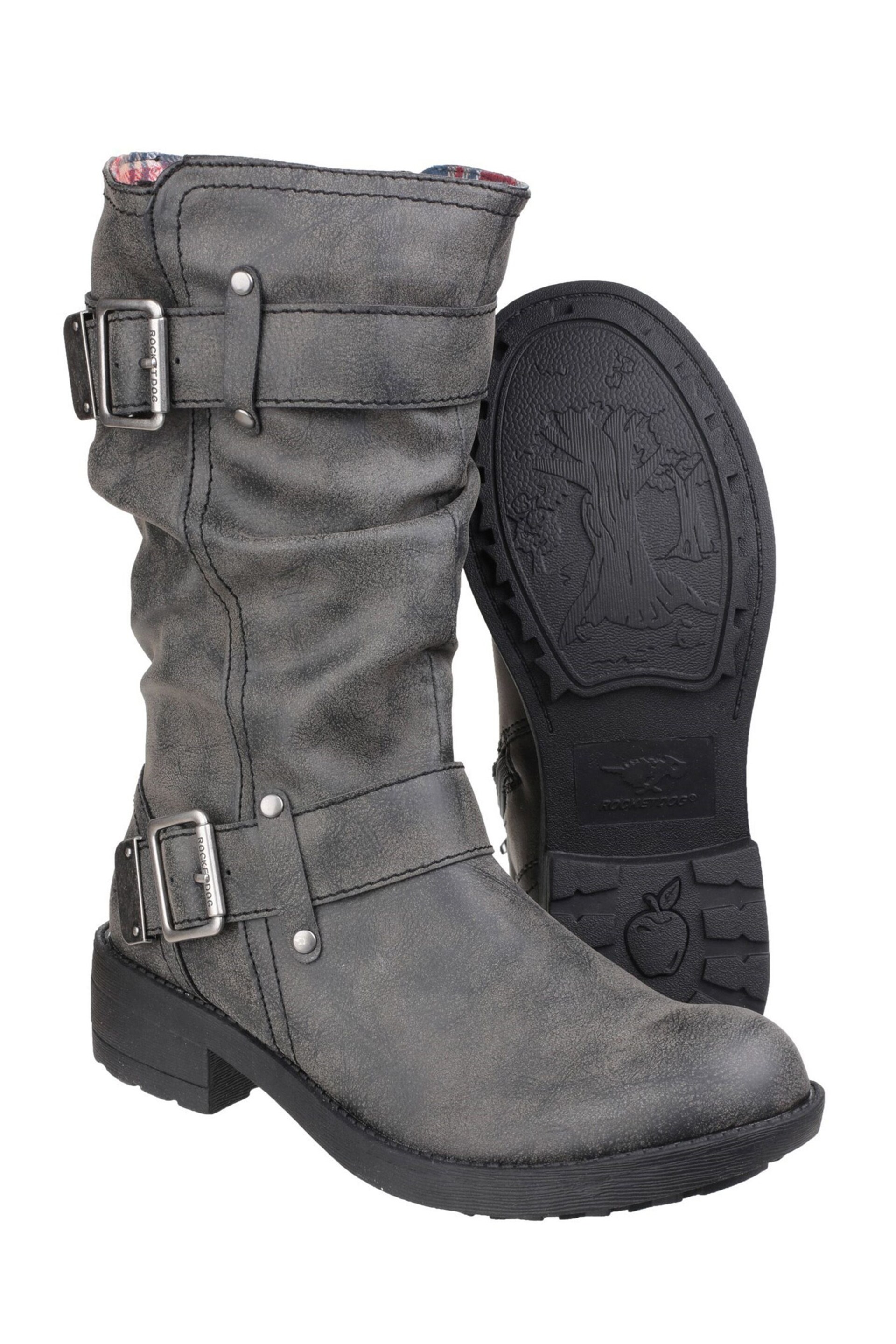 Rocket Dog Trumble Biker Boots - Image 5 of 6