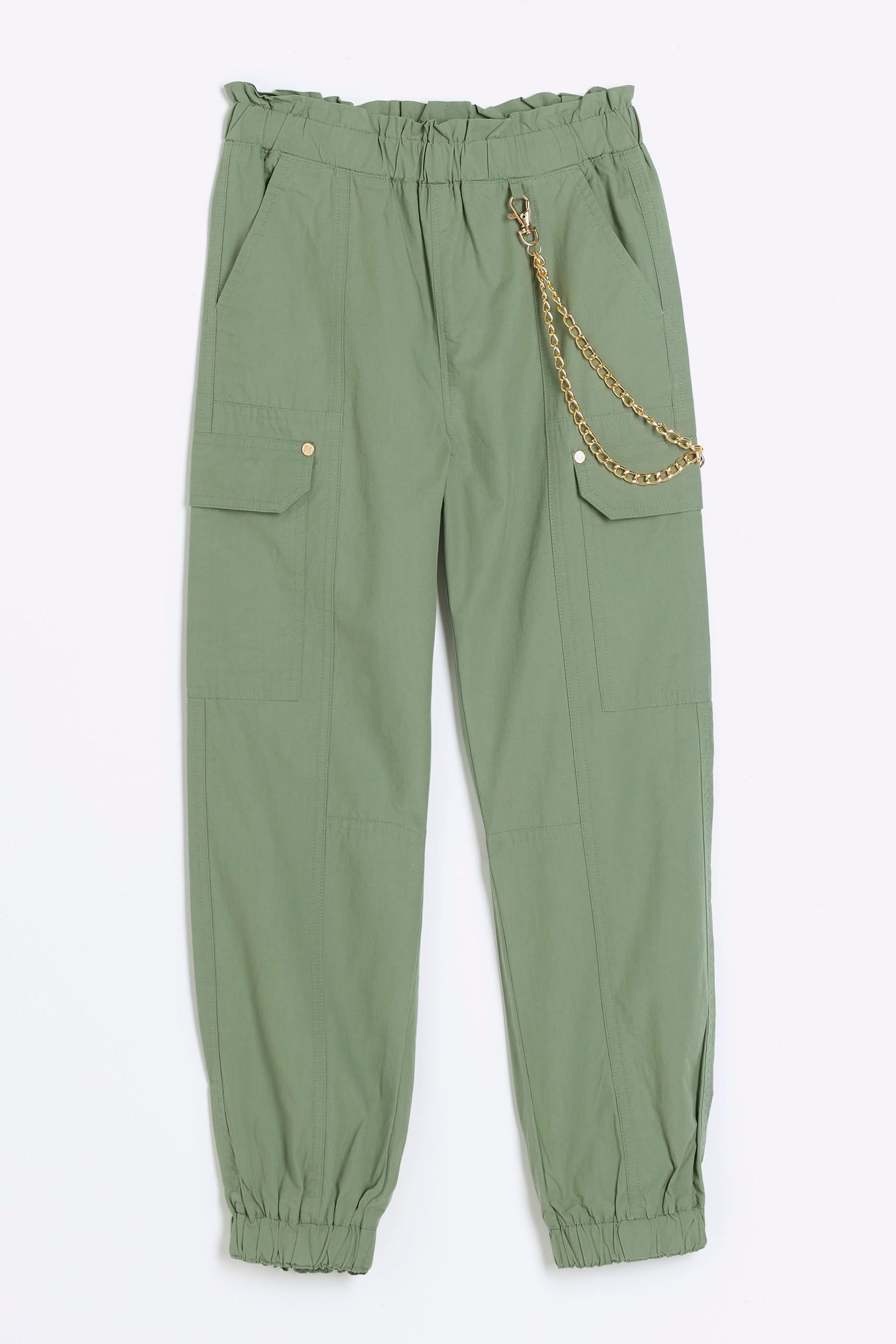 Chain trim cargo trousers sales
