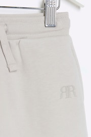 River Island Stone Grey Mini Boys Essentials Joggers - Image 4 of 4