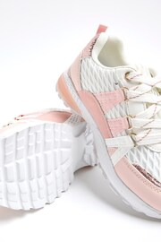 River Island Pink Girls Speckled Sole Trainers - Image 3 of 4