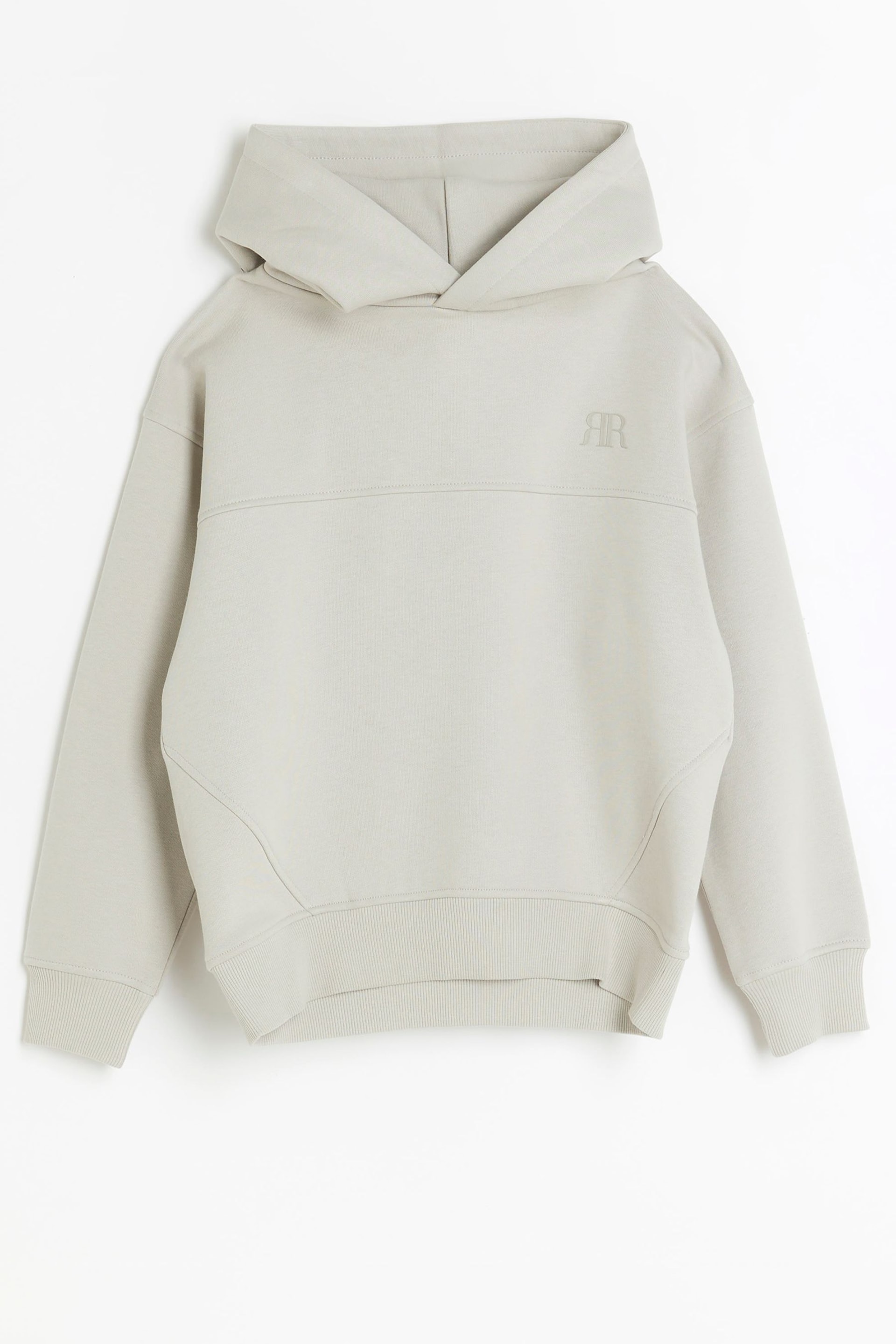 River Island Natural Boys Essentials Hoodie - Image 4 of 6