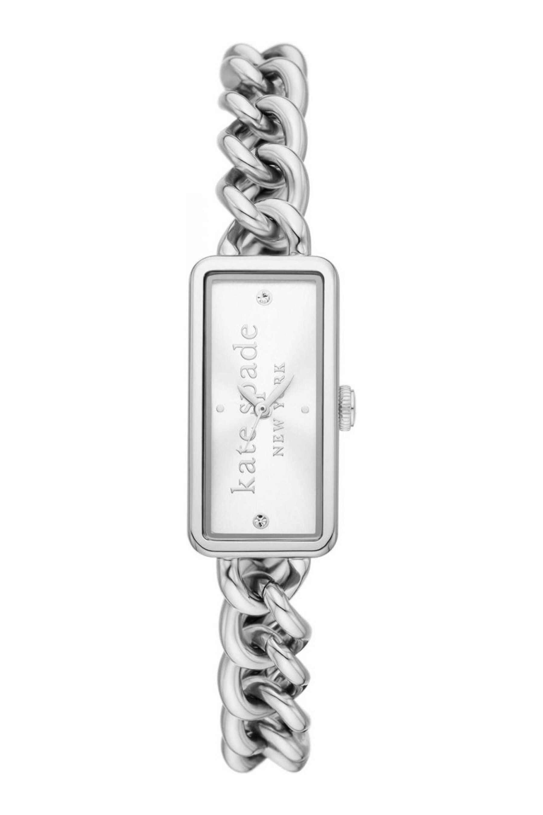 Buy kate spade new york Ladies Silver Tone Rosedale Watch from the