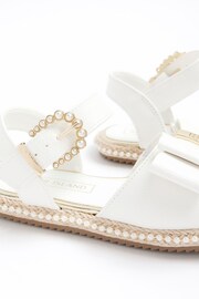 River Island White Girls 3D Bow Espadrille - Image 4 of 4