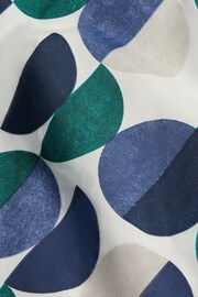 2 Pack Blue/Green Retro Circle Reversible Duvet Cover and Pillowcase Set - Image 8 of 8