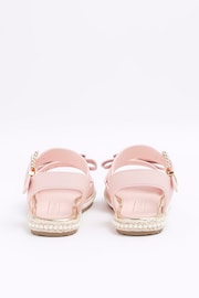 River Island Pink Girls 3D Bow Espadrille - Image 3 of 4