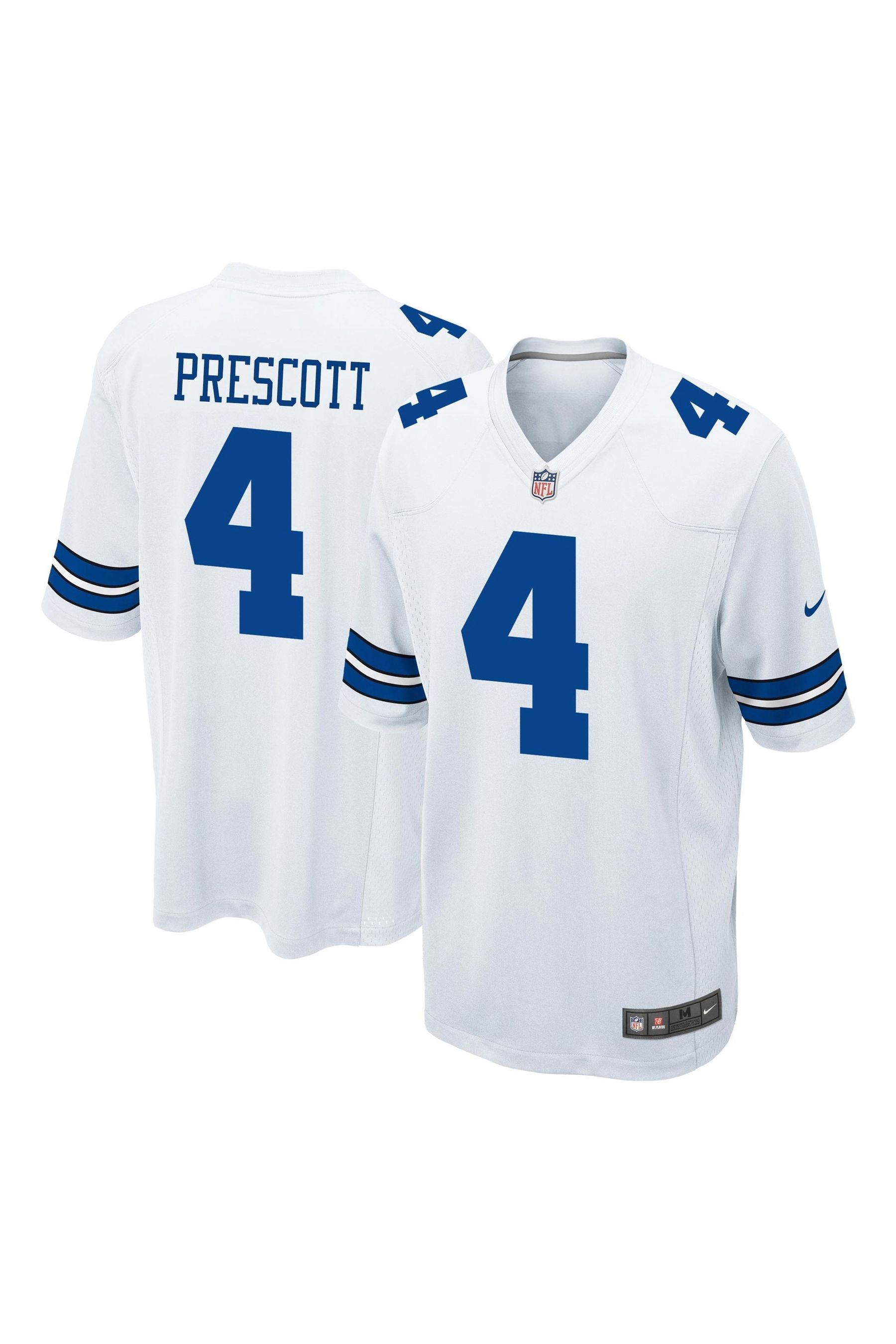White cowboys jersey new arrivals