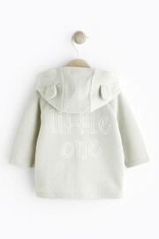 Mint Green Baby Soft Brushed Cotton Hooded Jacket (0mths-2yrs) - Image 4 of 8