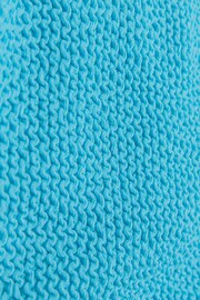 River Island Blue Girls Textured Elastic Swimsuit - Image 3 of 3