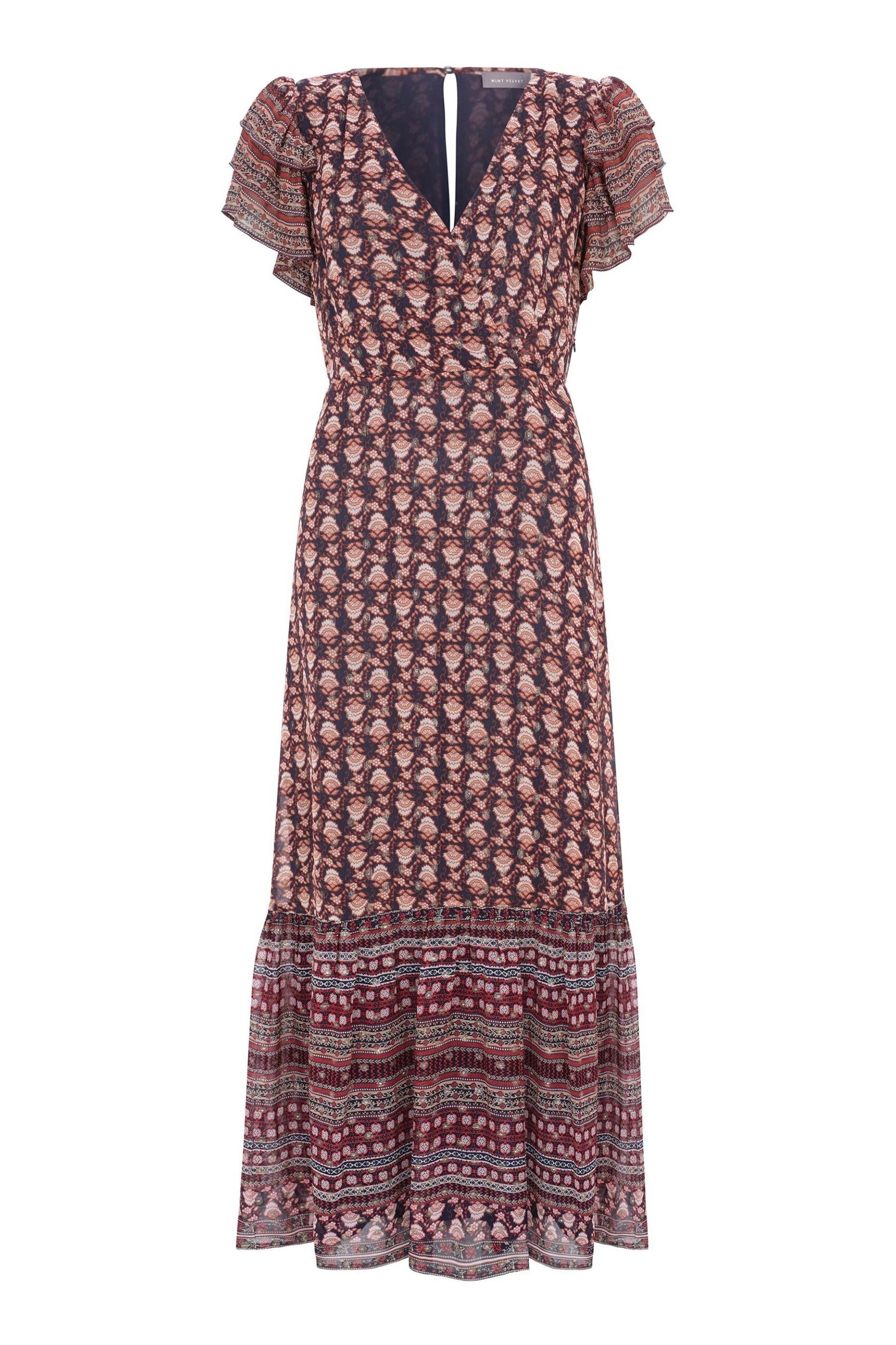 Buy Mint Velvet Red Gabriella Print Maxi Dress from Next Luxembourg