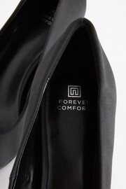 Black Regular/Wide Fit Forever Comfort® Heart Trim Court Shoes - Image 7 of 7