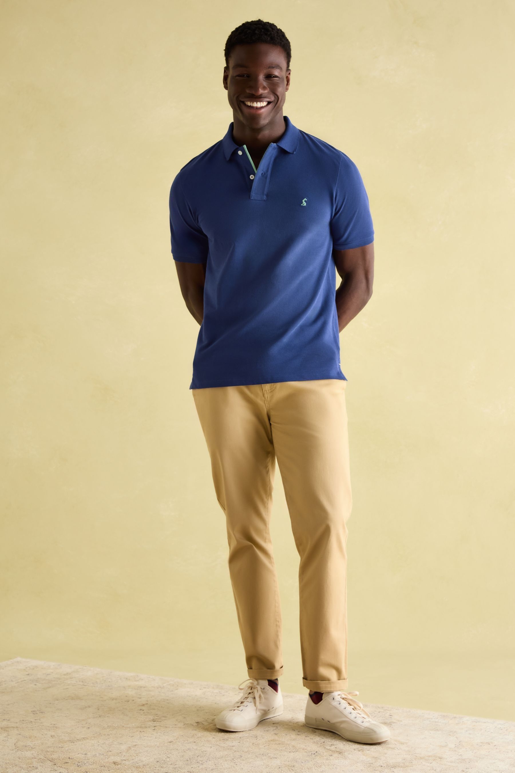 Polo shirt and khaki pants store