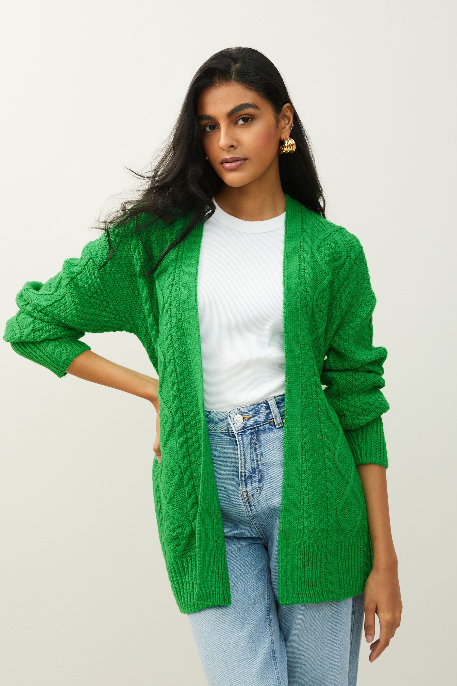 Next green cardigan store
