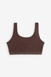 Truffle Brown Crop Tops 3 Pack (5-16yrs) - Image 3 of 7