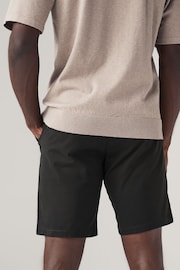 Black Straight Fit Stretch Chinos Shorts - Image 4 of 6