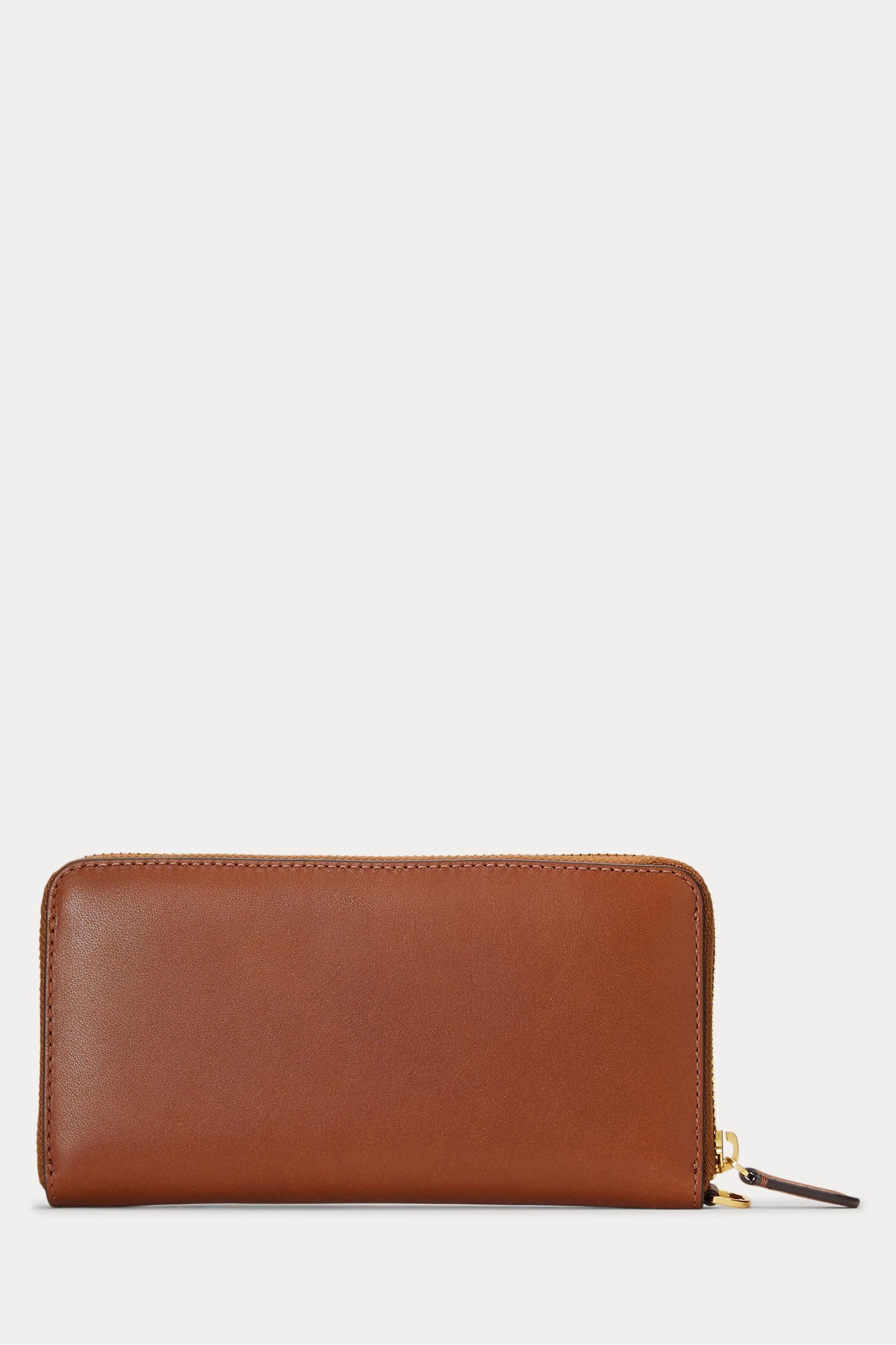 Buy Lauren Ralph Lauren Leather Continental Wristlet from the Next
