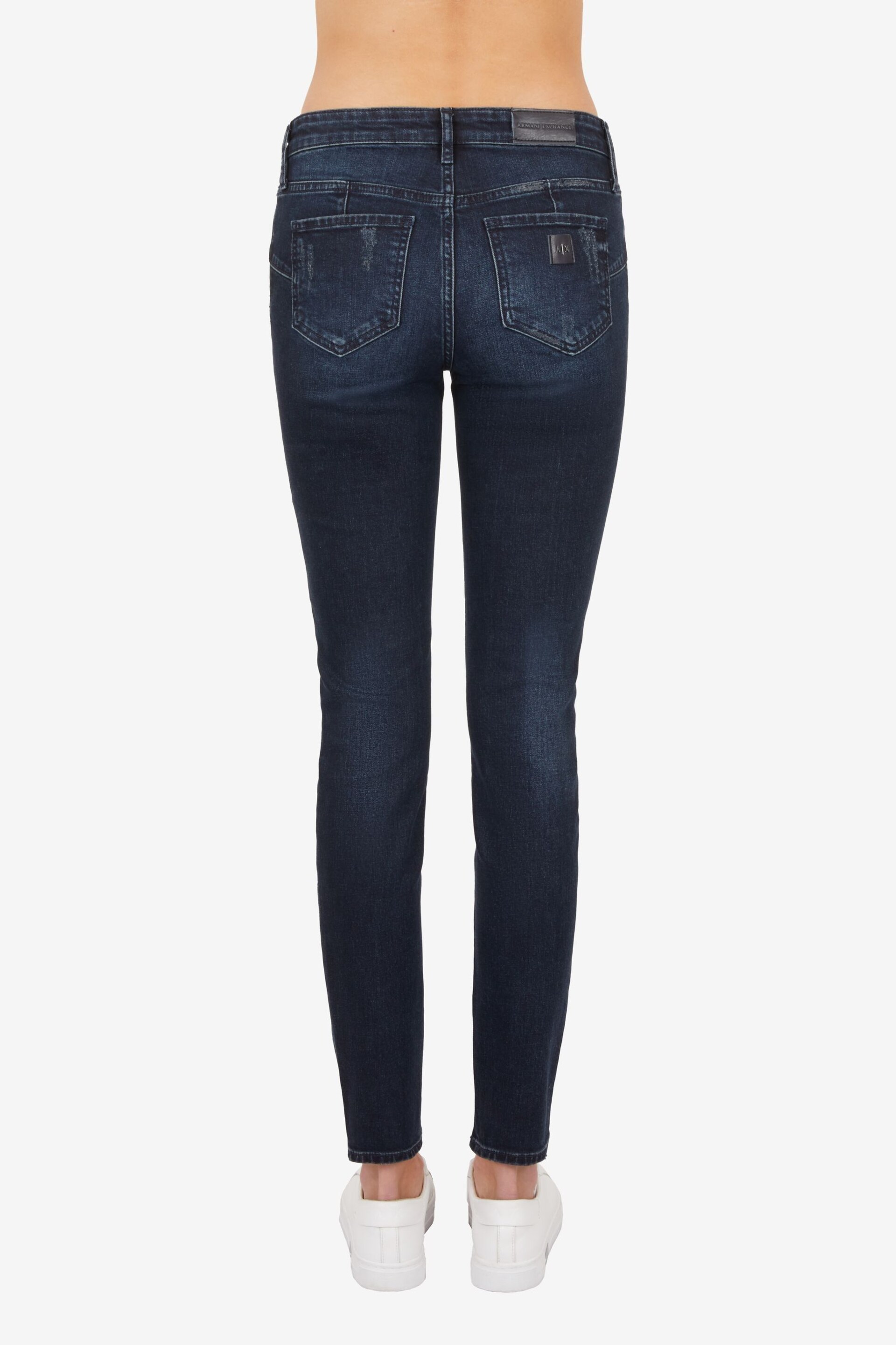 Armani Exchange Denim Dark Wash J69 Skinny Fit Jeans - Image 2 of 5