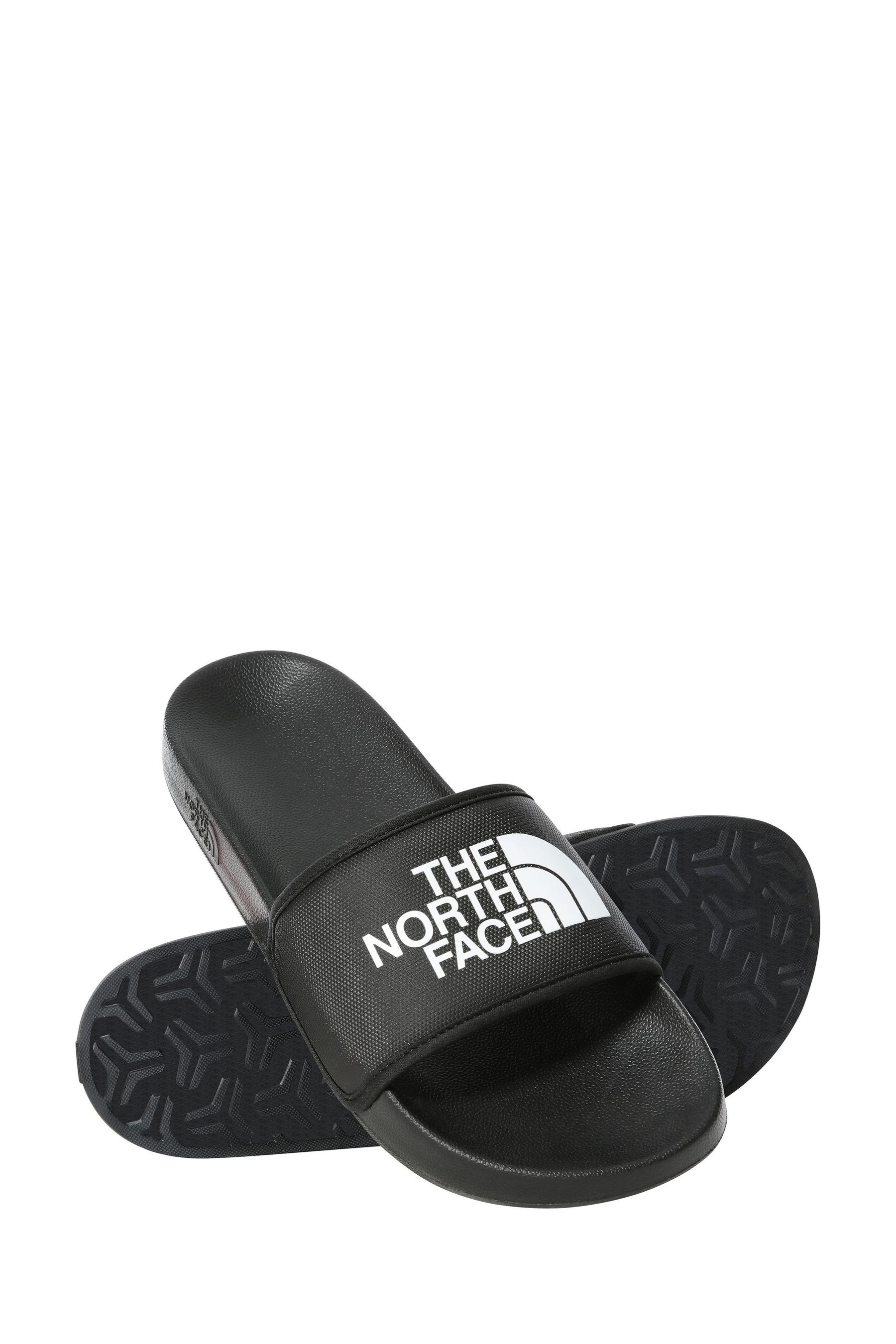 Red north face sliders top