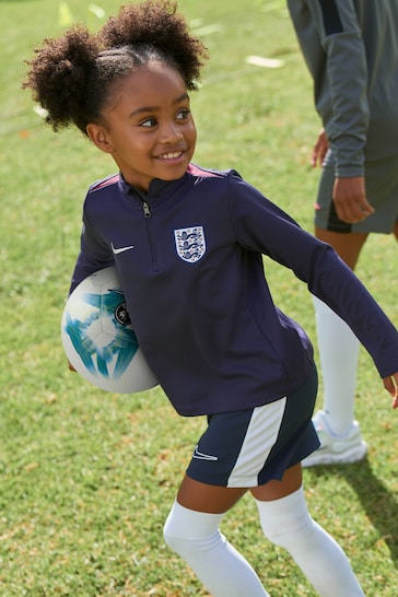 Nike Purple England Academy Football Drill Top