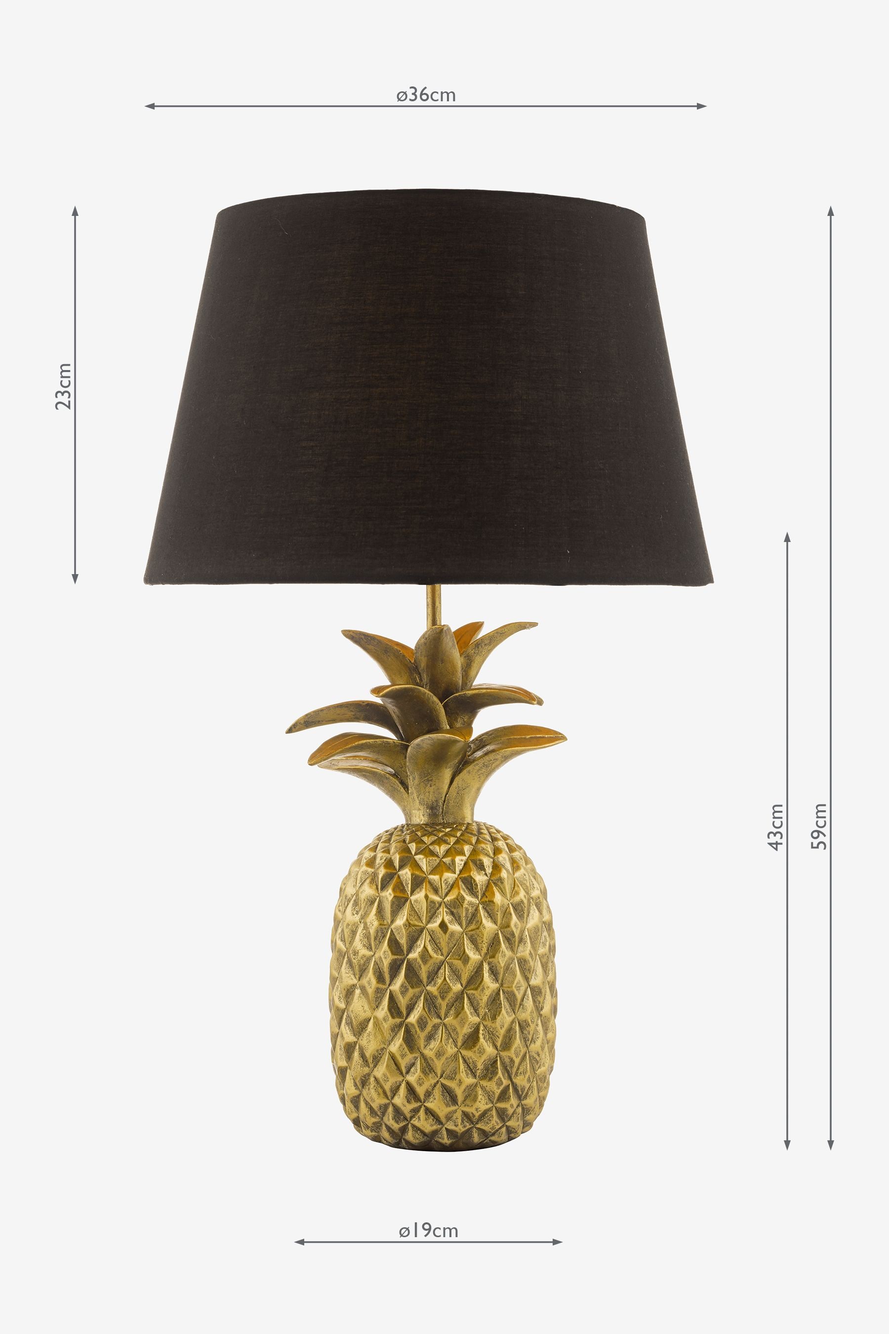 Pineapple table shop lamp next