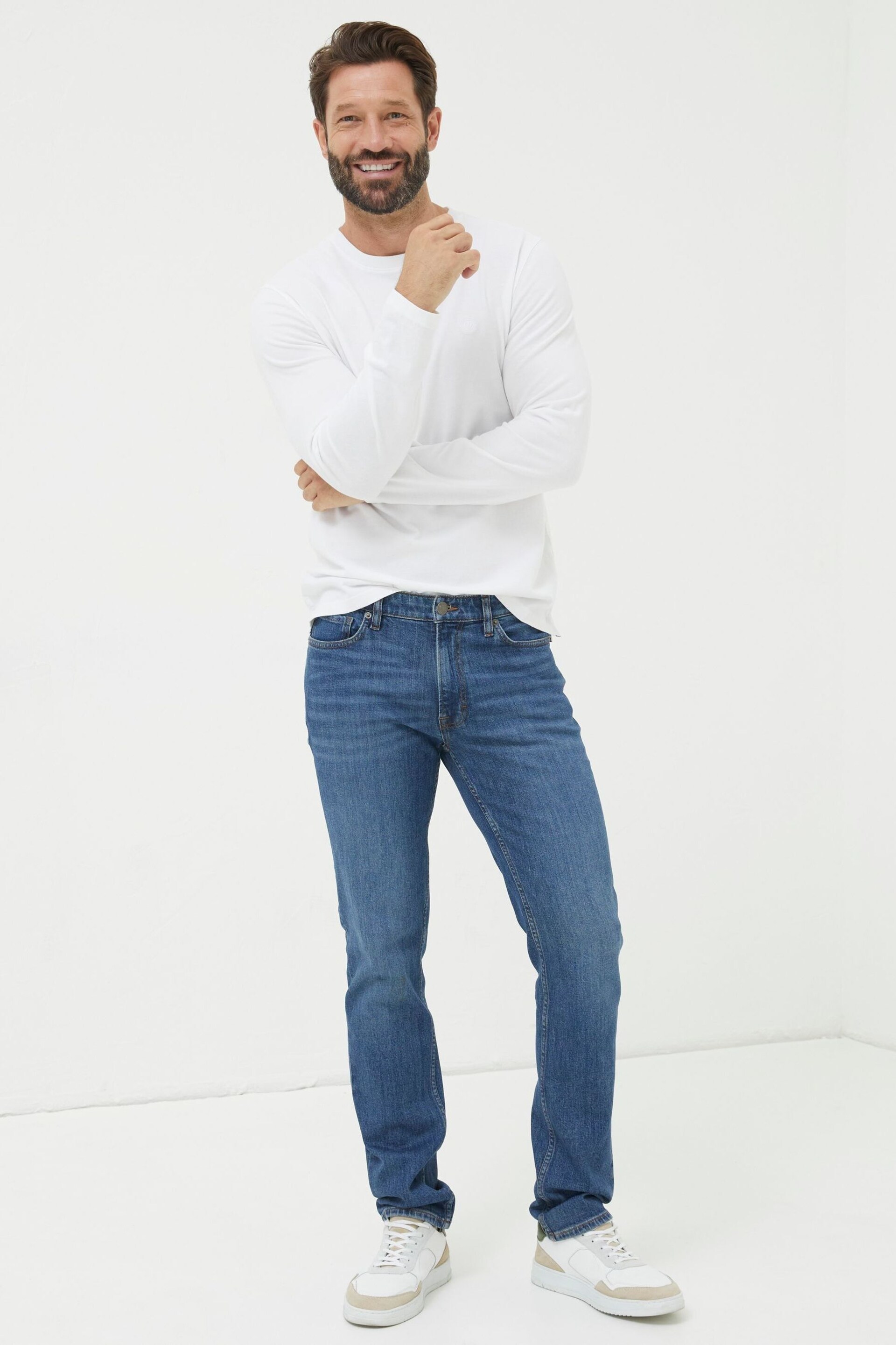 FatFace Blue Slim Fit Jeans - Image 4 of 6