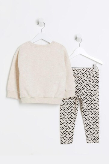 Buy River Island Brown Girls Leopard Multipack Leggings from the Next UK  online shop