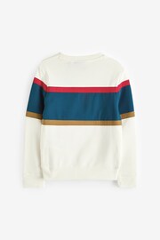 Lyle & Scott Boys Ecru White Volley Sweatshirt - Image 2 of 4