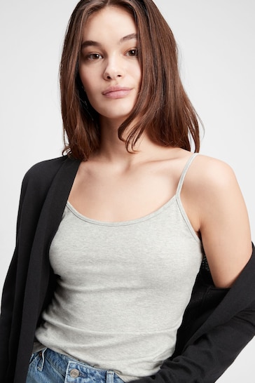 Gap Grey Fitted Scoop Neck Camisole