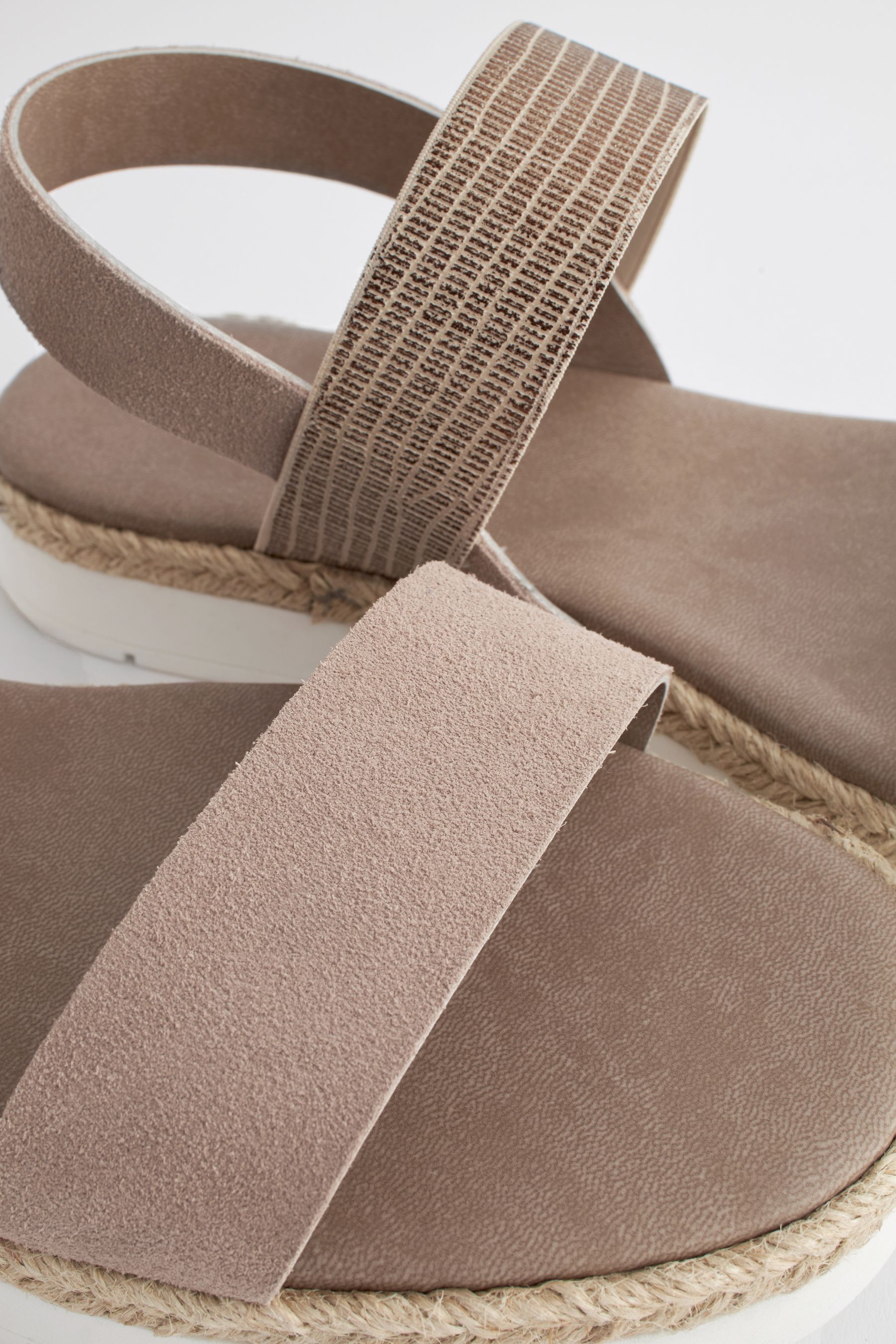 Buy Nude Forever Comfort Elasticated Straps Sandals from the Next UK online shop