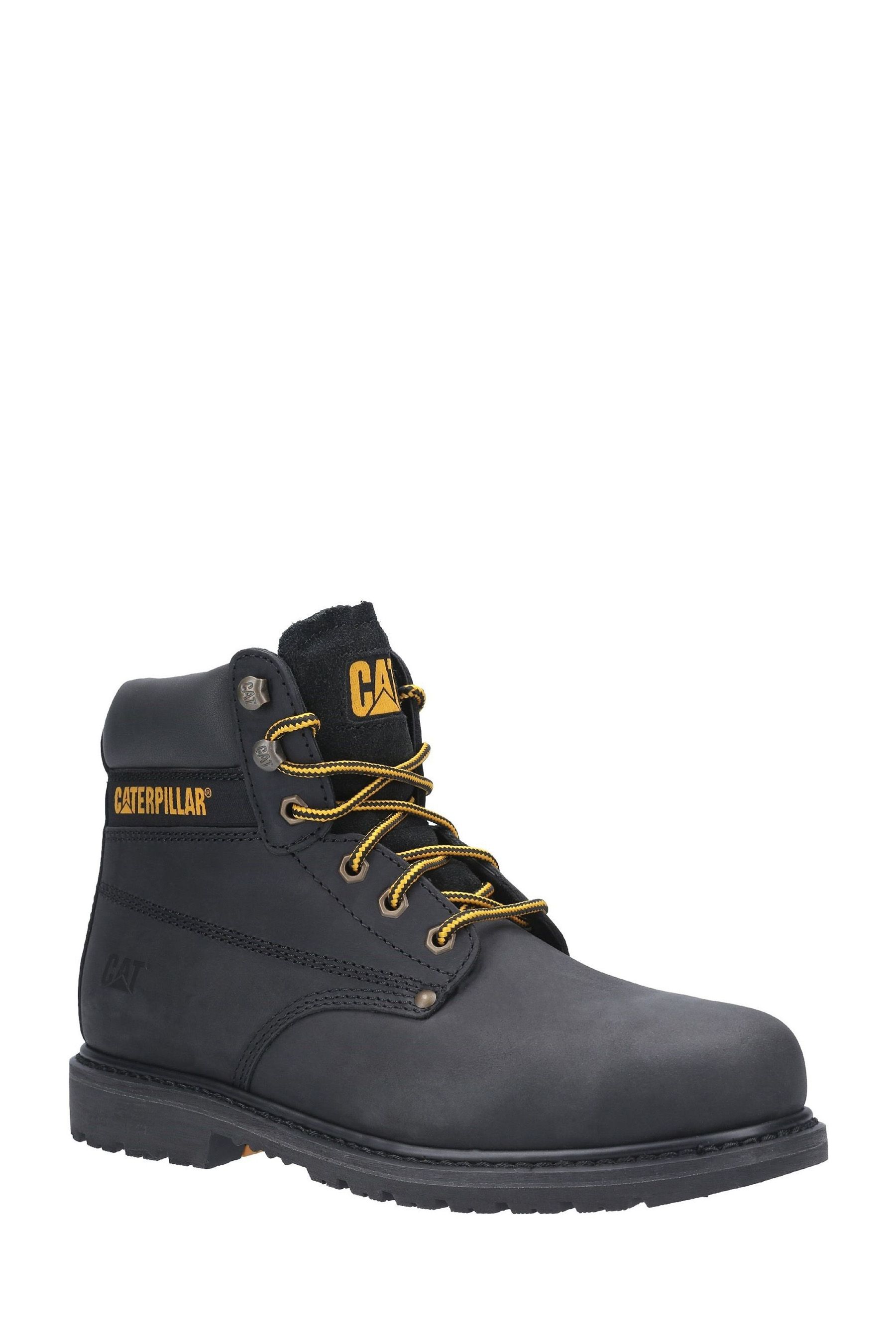 CAT Black Powerplant GYW Safety Boots