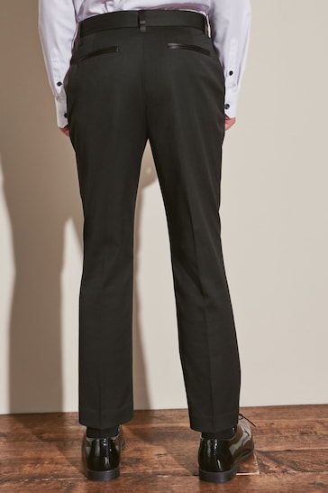 Black Trousers Tuxedo Trousers (3-16yrs)