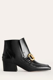 Boden Black Snaffle-Trim Ankle Boots - Image 1 of 4