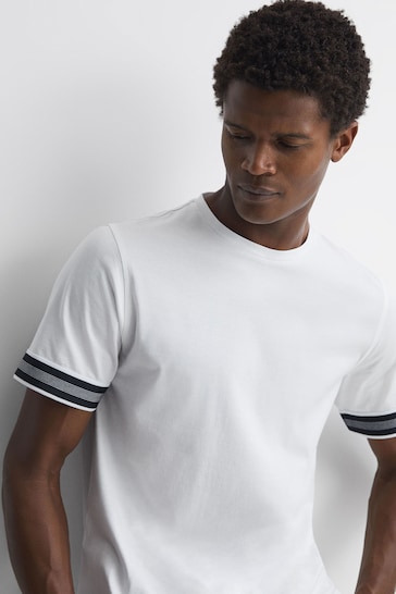 White Cotton Textured Shirt