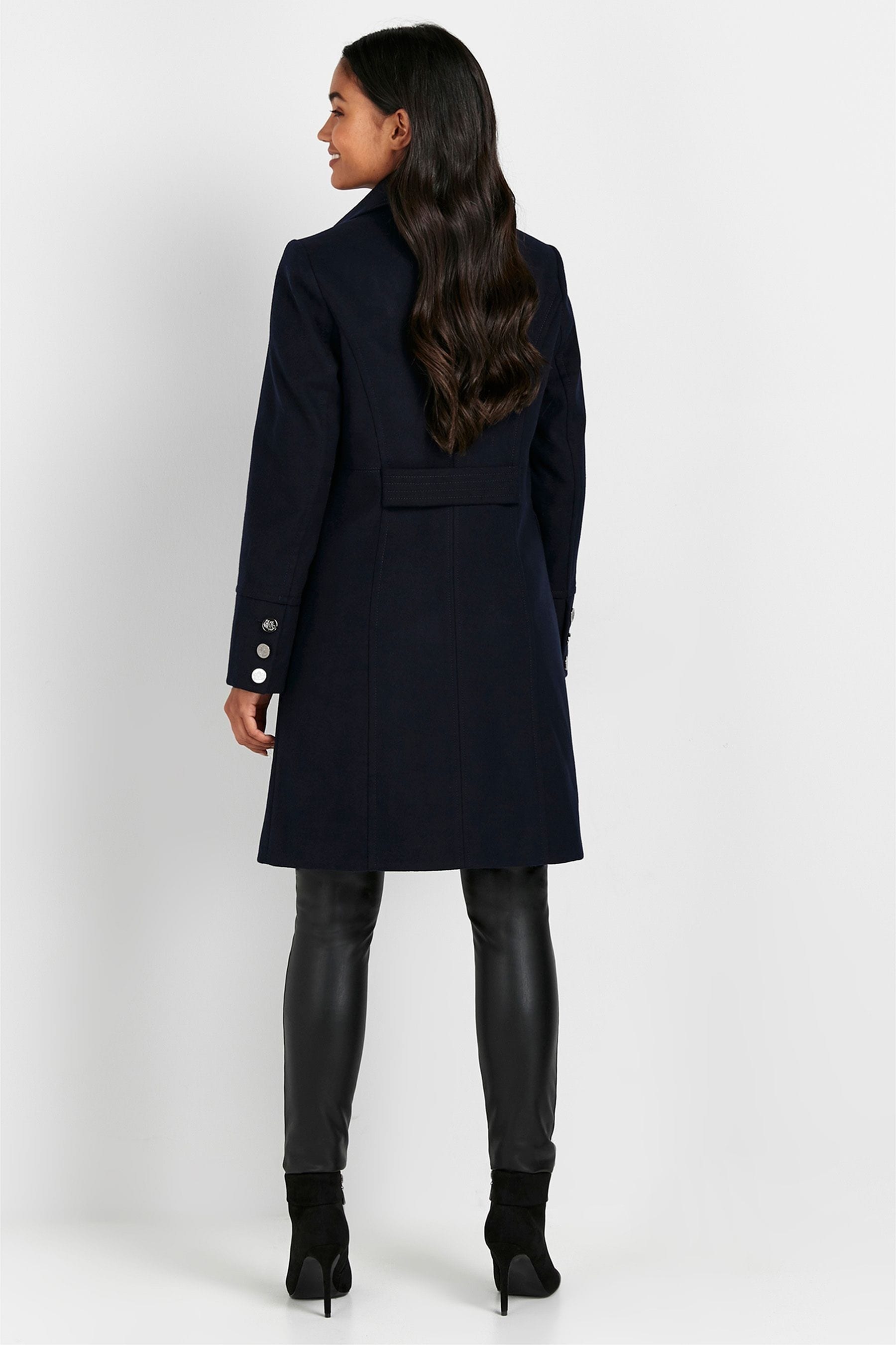 Wallis cheap navy coat