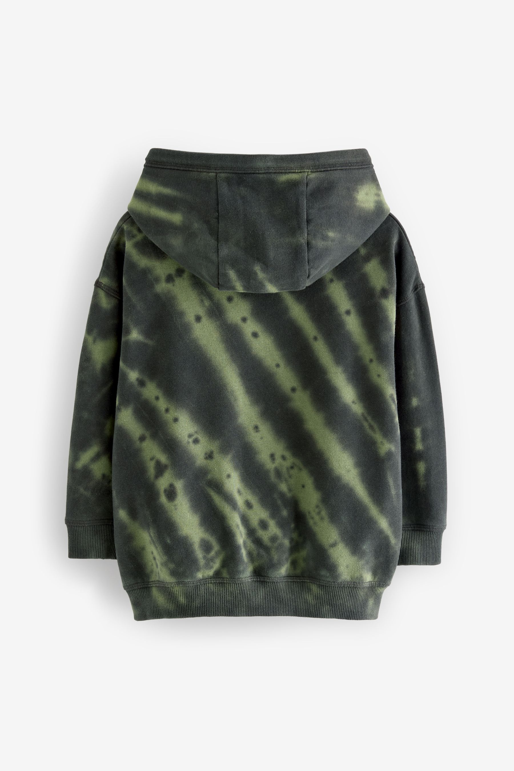 Buy Dark Green Grunge Tie Dye 100 Cotton Hoodie 3 16yrs from the Next UK online shop