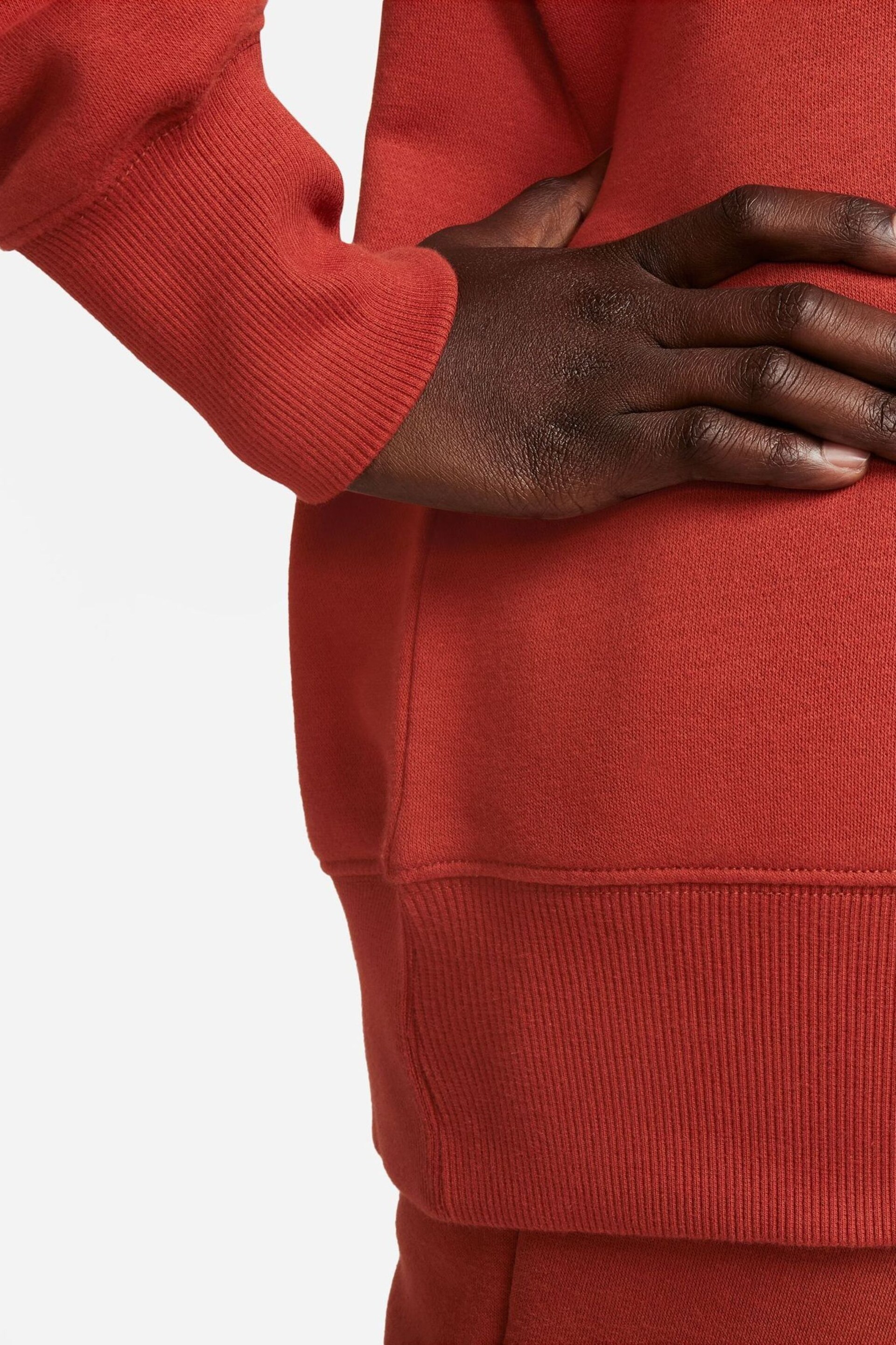 Nike Orange Phoenix Fleece Oersize Sweatshirt - Image 6 of 7