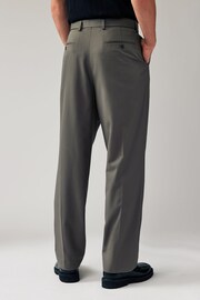 Sage Green EDIT Slouchy Style Suit Trousers - Image 3 of 9
