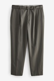 Sage Green EDIT Slouchy Style Suit Trousers - Image 5 of 9