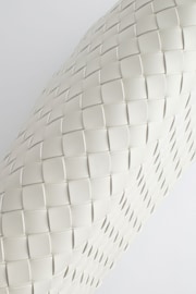 White Weave Clutch Bag - Image 9 of 9