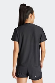 adidas Black Own The Run T-Shirt - Image 2 of 8