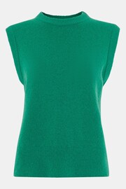 Whistles Green Kira Crew Neck Tank Top - Image 5 of 5