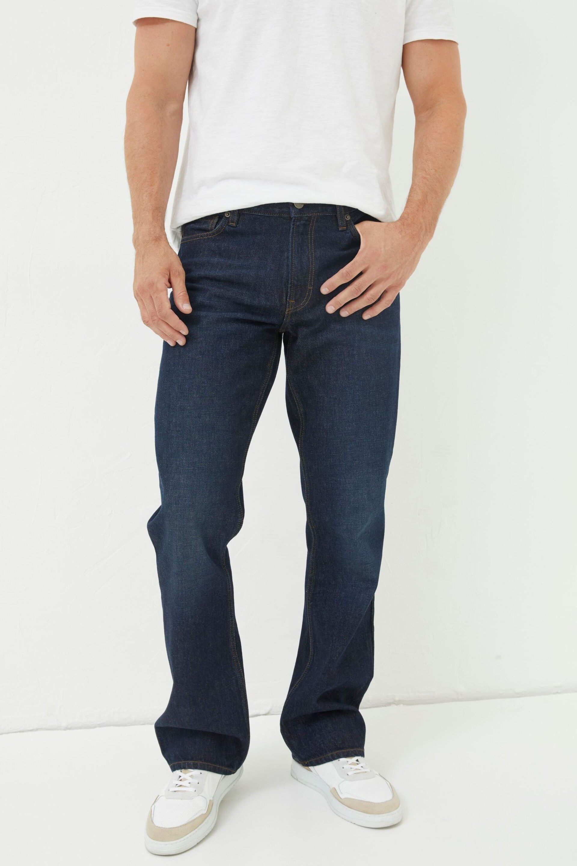 FatFace Denim Navy Bootcut Jeans - Image 3 of 5