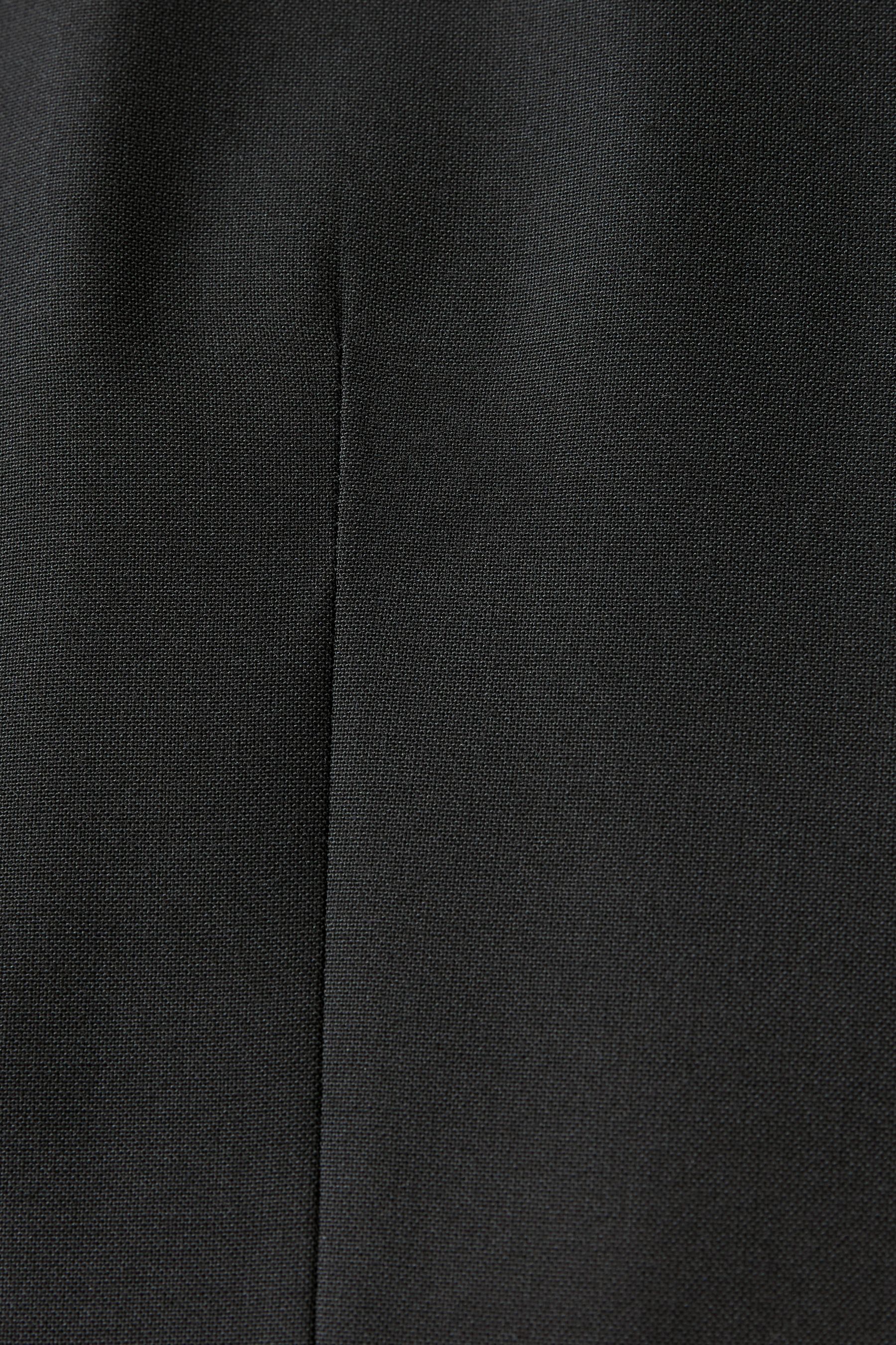 Black suede waistcoat shop
