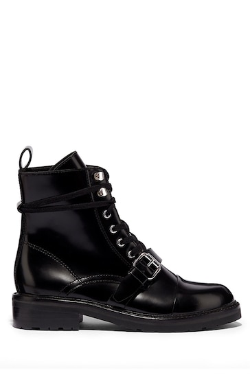 Buy AllSaints Black Donita Ankle Calf Boots from the Next UK online shop